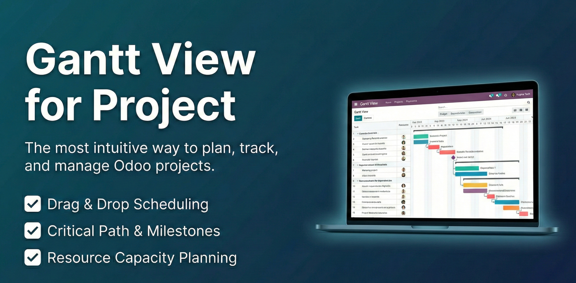 Gantt View for Project Banner